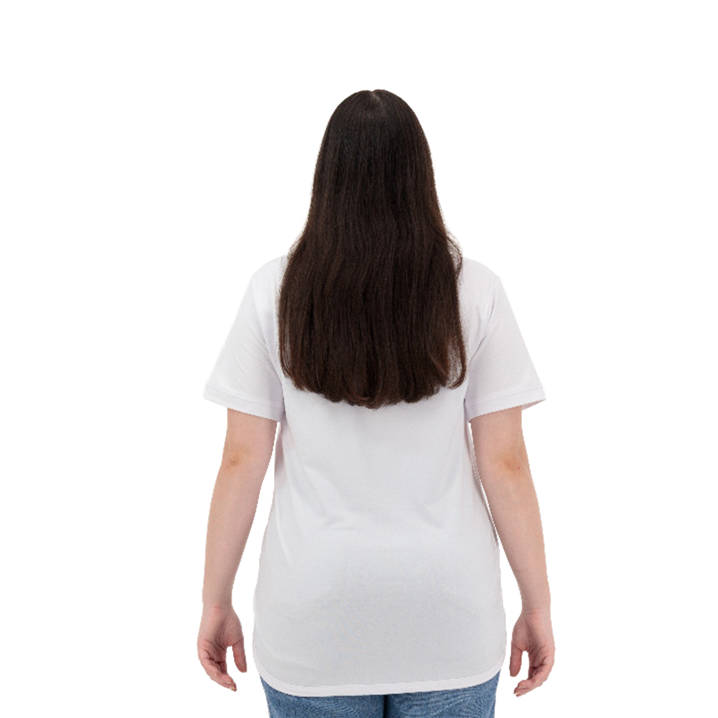 Dynasty Women’s White Cotton T-Shirt – Short Sleeve, Round Neck