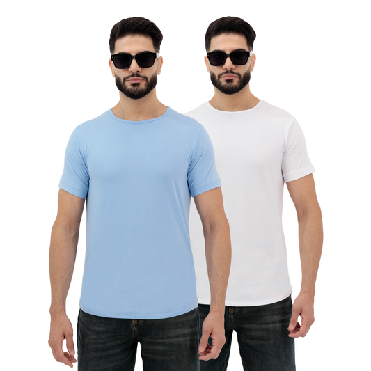 Dynasty Collection T-Shirts – Premium Cotton Tees in Multiple Colors ( White And Mist )