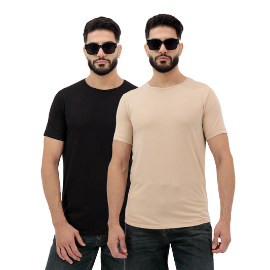 Dynasty Collection T-Shirts – Premium Cotton Tees in Multiple Colors ( Sandstone And Black )