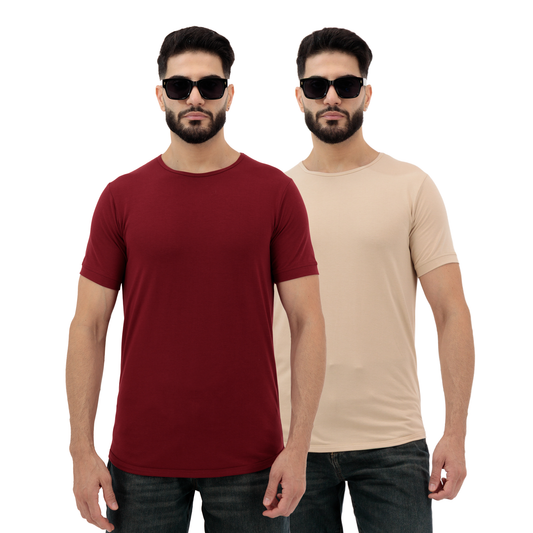 Dynasty Collection T-Shirts – Premium Cotton Tees in Multiple Colors ( Sandstone and Rosewood )