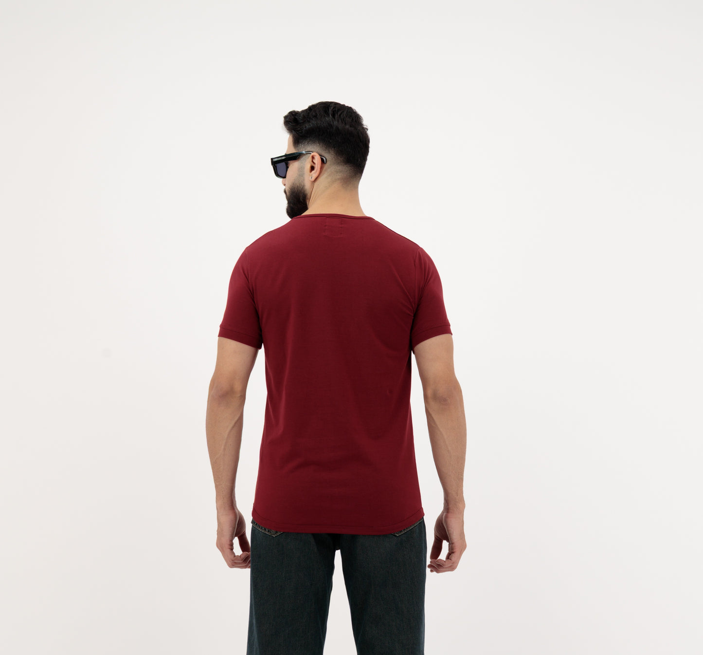 Dynasty Multi Color Plain Cotton T Shirts – Sandstone and Rosewood