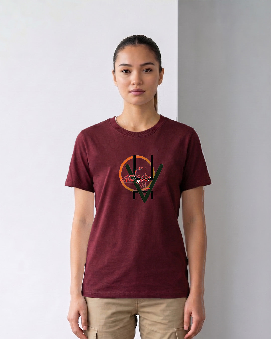 VHO Circle Graphic T-Shirt – Women’s Premium Everyday Tee
