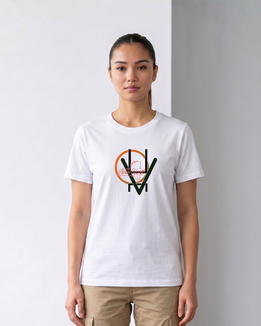 VHO Circle Graphic T-Shirt – Women’s Premium Everyday Tee
